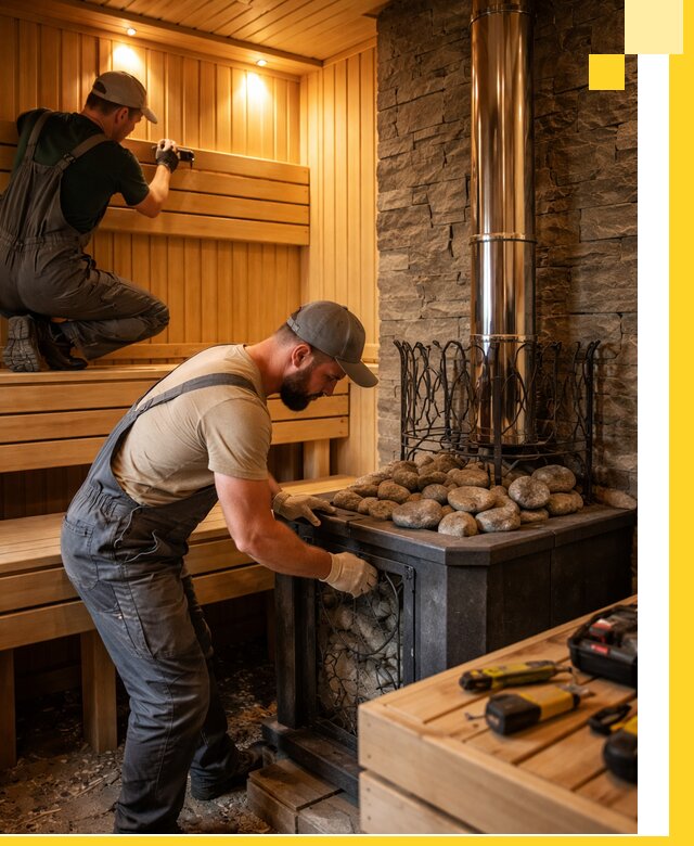 Комплексный дизайн бань, саун и зон отдыха в Кызыле