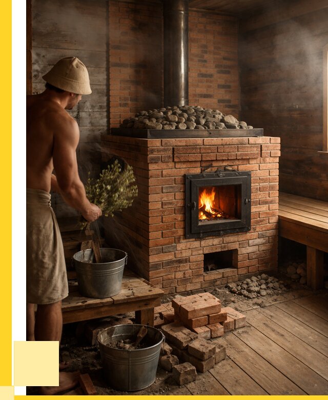 Кирпичные банные печи в Кызыле от 93339 р. | ЭриданКзл