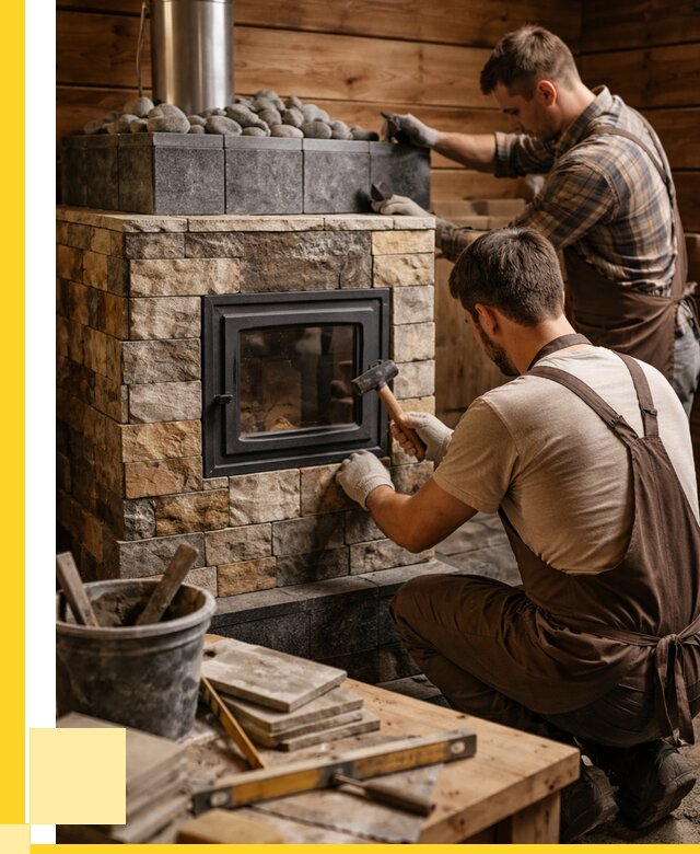 Облицовка банной печи в Кызыле от 15557 р. | ЭриданКзл