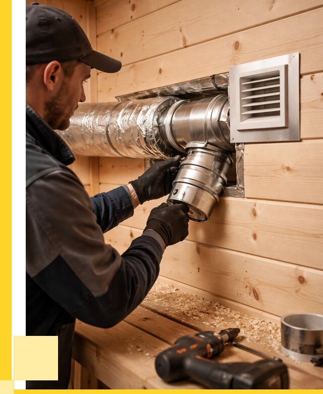 Монтаж вентиляции бани в Кызыле от 12445 р. | ЭриданКзл