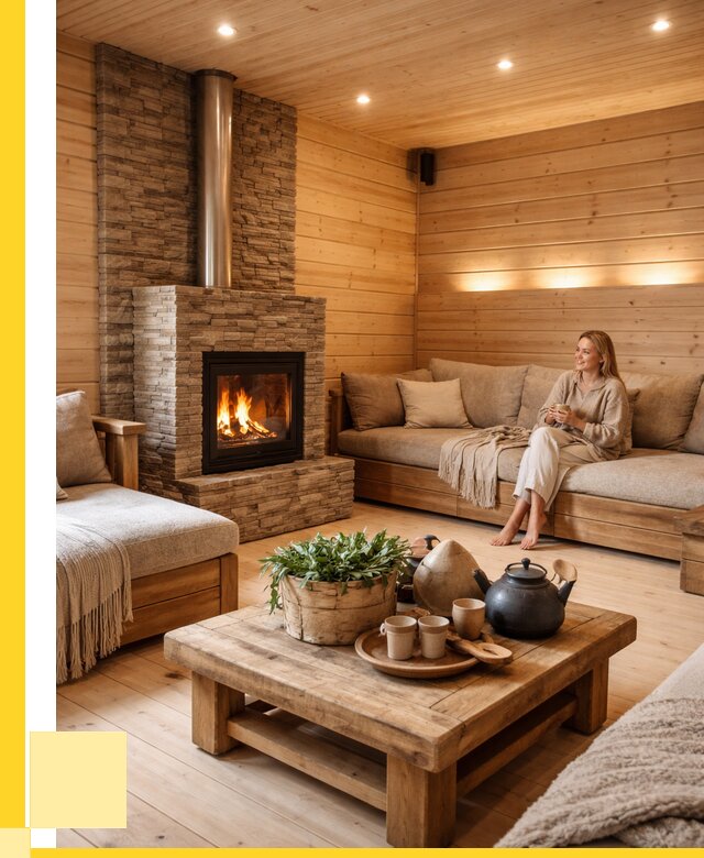 Проект бани с комнатой отдыха в Кызыле от 36299 р. | ЭриданКзл