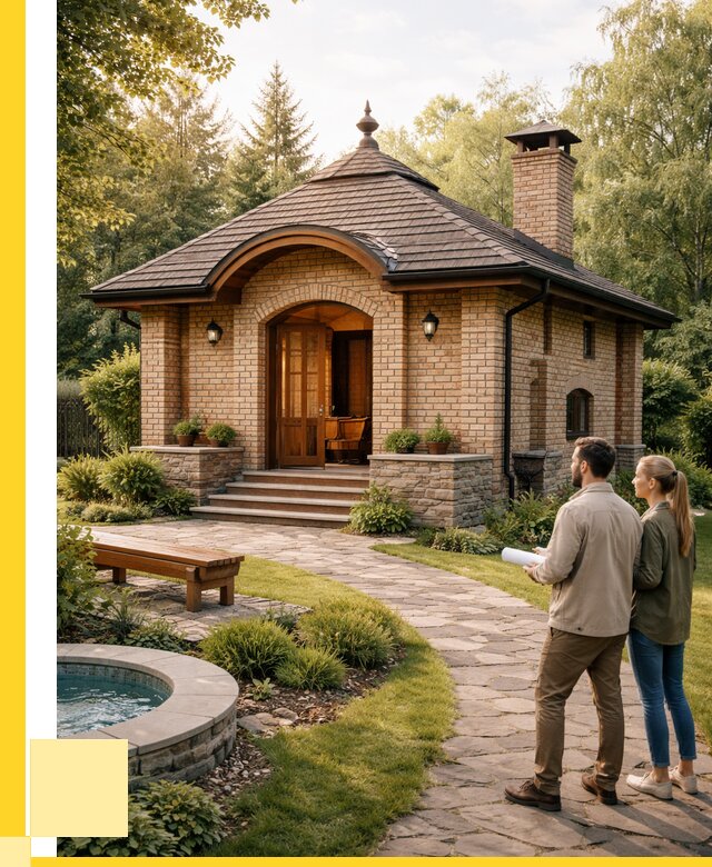 Проект кирпичной бани в Кызыле от 31113 р. | ЭриданКзл