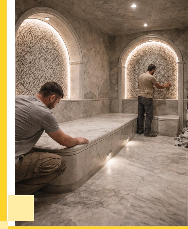 Турецкие бани под ключ в Кызыле от 259275 р. | ЭриданКзл