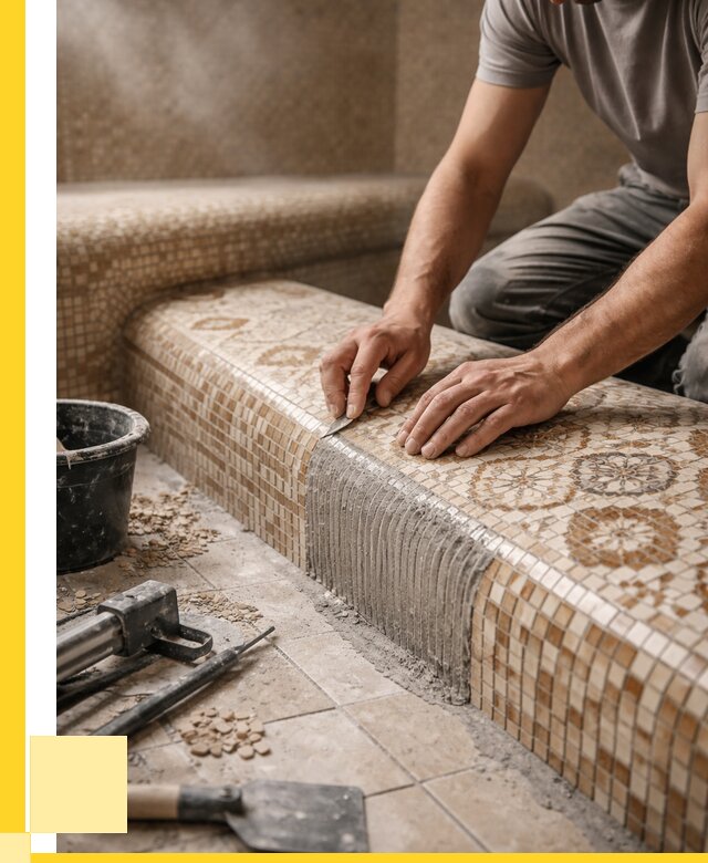 Плитка для хамама под ключ в Кызыле от 3630 р. | ЭриданКзл